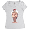 delicioussss! Women's Triblend Scoop T-shirt