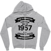 Premium Vintage 1957 Zipper Hoodie