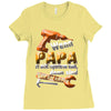 wenn papa Ladies Fitted T-Shirt