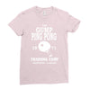 forrest gump   ping pong camp   cult film Ladies Fitted T-Shirt