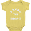 break the internet tie dye girls muscle top Baby Onesie