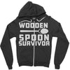 wooden spoon survivor Zipper Hoodie