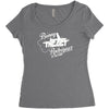 benny the jet Women's Triblend Scoop T-shirt