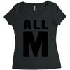 All M Women's Triblend Scoop T-shirt