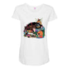drawing some insects Maternity Scoop Neck T-shirt