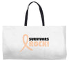 Survivor Rock Weekender Totes