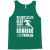 beer drinker with a running problem Tank Top
