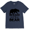 Beware Of The Bear V-Neck Tee