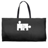 rude jigsaw ideal birthday present or gift Weekender Totes