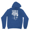 banksy street art zebra bar code Unisex Hoodie