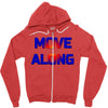 move along got nothing for you Zipper Hoodie