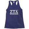 zta zeta tau alpha Racerback Tank