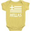 greece hellas greek flag Baby Onesie