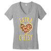 extra cheesy Women's V-Neck T-Shirt
