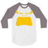 angry gorilla face 3/4 Sleeve Shirt