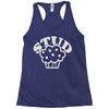 stud muffin cool awesome Racerback Tank