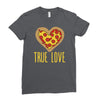 true love heart Ladies Fitted T-Shirt
