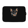 blue and tan frenchie Laptop sleeve
