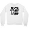 personalised auntie Crewneck Sweatshirt