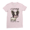 coffee makes me poop Ladies Fitted T-Shirt