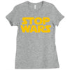 stop wars Ladies Fitted T-Shirt