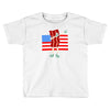 bacon american flag dab Toddler T-shirt