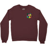 Flower Pocket Crewneck Sweatshirt