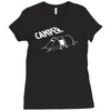 camper camping fun Ladies Fitted T-Shirt
