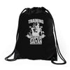 training to go super saiyan Drawstring Bags
