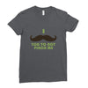 mustache pinch Ladies Fitted T-Shirt
