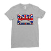 skinhead union jack, ideal birthday gift or present Ladies Fitted T-Shirt