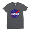 santa nasa Ladies Fitted T-Shirt