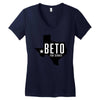 Beto For Senate Texas Map Women's V-Neck T-Shirt