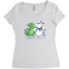 mallow titan Women's Triblend Scoop T-shirt