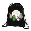 Monster porgs V1 Drawstring Bags