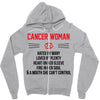 Cancer Woman Zipper Hoodie