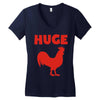 huge cock Women's V-Neck T-Shirt