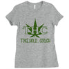 THC Toke Hold Cough T-Shirt Ladies Fitted T-Shirt