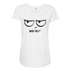 What The F Maternity Scoop Neck T-shirt