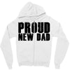 proud new dad Zipper Hoodie