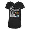 my weekend is all booked Maternity Scoop Neck T-shirt