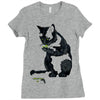 radioactive cat Ladies Fitted T-Shirt
