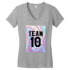 Holographic Team 10 Women's V-Neck T-Shirt