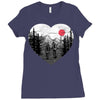 hike and love Ladies Fitted T-Shirt