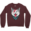 cat rock Crewneck Sweatshirt