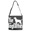the dogfather labrador retriever white Adjustable Strap Totes