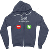 God is calling you Zipper Hoodie