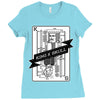 king and skull Ladies Fitted T-Shirt