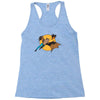 bat man and robin Racerback Tank