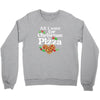 all i want for christmas is pizza Crewneck Sweatshirt